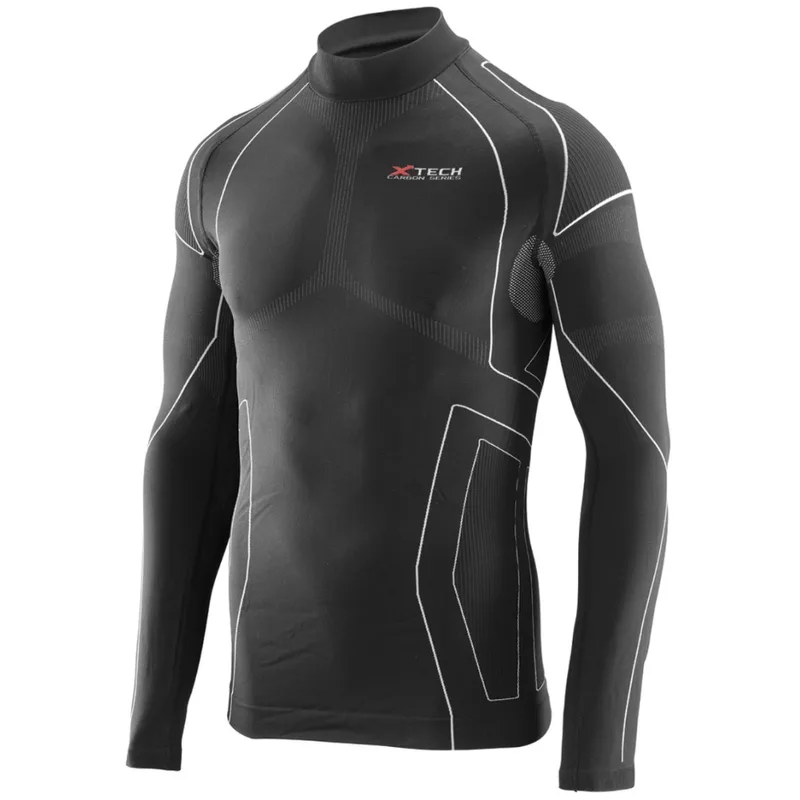 Термокофта X-Tech Maglia Race 3 Munica Lunga lupetto Nero L/XL (Maglia_Race3_Lupetto_L/XL)
