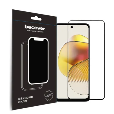 Скло захисне BeCover Motorola Moto G73 Black (709737)