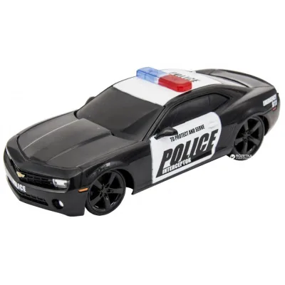 Машина Maisto Chevrolet Camaro SS RS (Police) чорний . Світло і звук (1:24 (81236 black)
