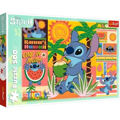 Пазл Trefl Lilo&Stitch Канікули зі Стічем 500 елементів (5900511374834)