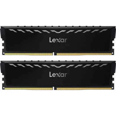 Модуль пам'яті для комп'ютера DDR4 16GB (2x8GB) 3600 MHz THOR Black Lexar (LD4U08G36C18LG-RGD)