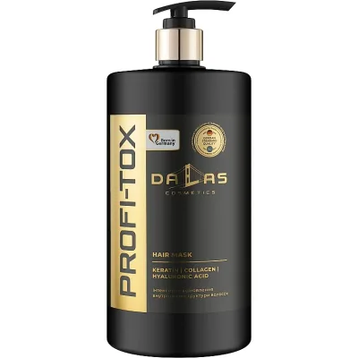 Маска для волосся Dalas Cosmetics Profi-Tox Hair Mask З кератином, колагеном та гіалуроновою кислотою 900 мл (4823128000143)