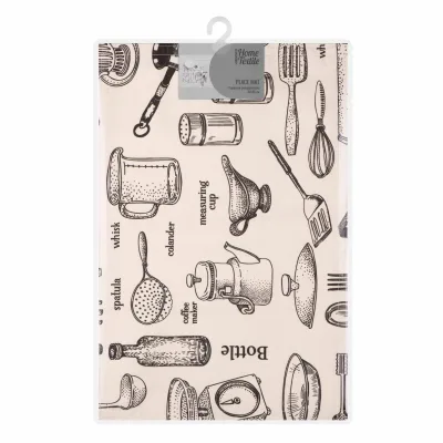 Килимок сервірувальний Ardesto Kitchen 30 х 45 см, 90% поліестер, 10% бавовна (ART06KN)