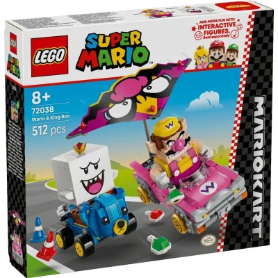 Конструктор LEGO Super Mario Mario Kart – Wario та King Boo (72038)