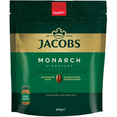 Кава Jacobs MONARCH розчинна 500 г (prpj.08932)