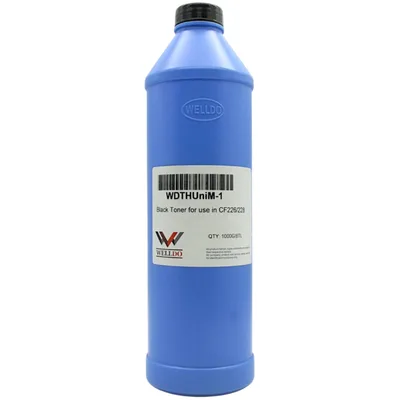 Тонер HP LJ Pro M402/M501/506/4250/Canon 052/052H universal, 1kg, +лійка Welldo (WDTHUniM-1)