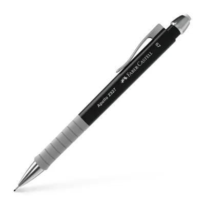 Олівець механічний Faber-Castell Apollo Black, корпус чорний (0,7 мм) (29165)
