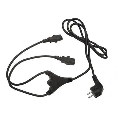 Кабель живлення C13 2x 2.0m Cablexpert (PC-186-ML6)