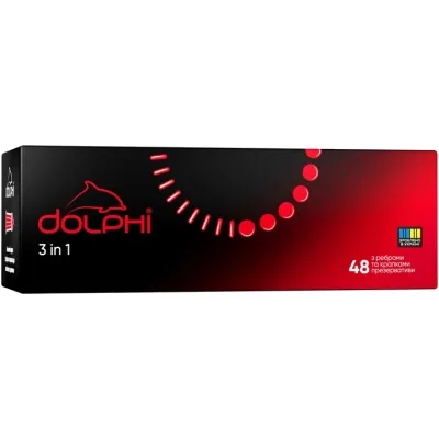 Презервативи Dolphi 3 in 1 48 шт. (4820144774256)