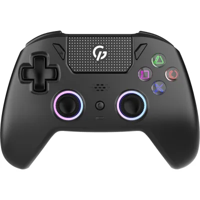 Геймпад GamePro GPS20B 2.4G/BT 5.1/USB (Switch/PC/PS/iOS/Android) RGB Black (GPS20B)