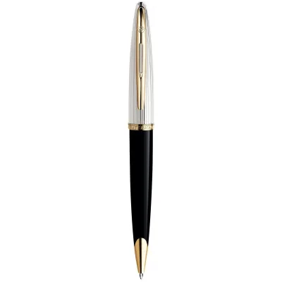 Ручка кулькова Waterman CARENE Deluxe Black/silver BP (21 200)