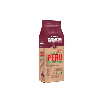 Кава MAURO Peru 100% Arabica Organic в зернах 1 кг (8002530146021)