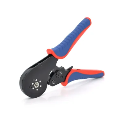 Затискач для клем CINLINELE HCS8 16-6, blue-red, набір наконечників VE0508 VE7508 VE1008 VE1508 VE4009 VE2508 (HCS8 16-6+VE460)