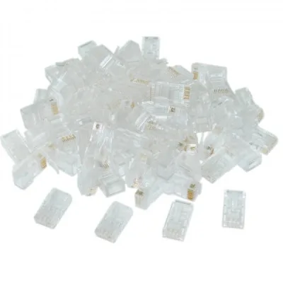 Конектор RJ45 cat.6 UTP 8P8C * 50 (позолоч. конт.) Cablexpert (LC-8P8C-002/50)