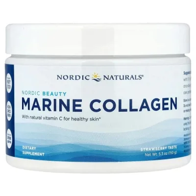 Вітамінно-мінеральний комплекс Nordic Naturals Морський колаген із вітаміном C, смак полуниці, Nordic Beauty, M (NOR-01664)