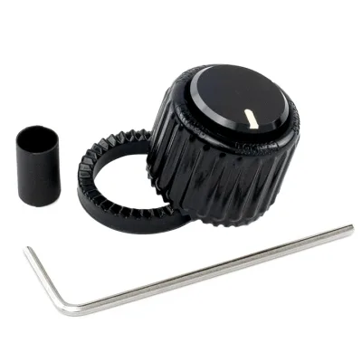 Ручка для потенціометра D'Addario Loknob Large Black Plastic Knob (PW-LNL-01B)