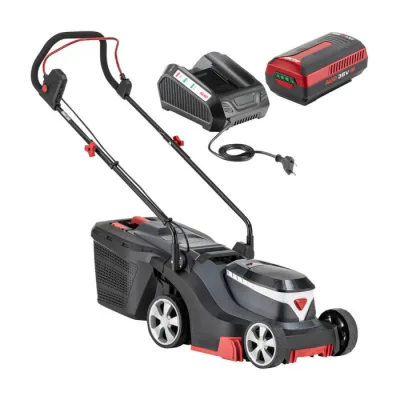 Газонокосарка AL-KO Energy Flex 3.25 Li, 32 см, до 200 м2, 36V Li-ion 2.5Ah, травозбірник 35 л. (114069)