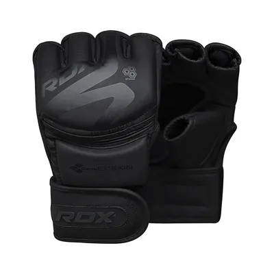 Рукавички для MMA RDX F15 Noir Matte Black L (GGR-F15MB-L)