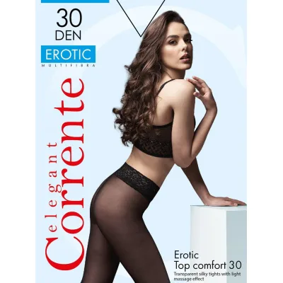 Колготи Corrente Erotic 30 Den Nero - 3 (2160302753573)