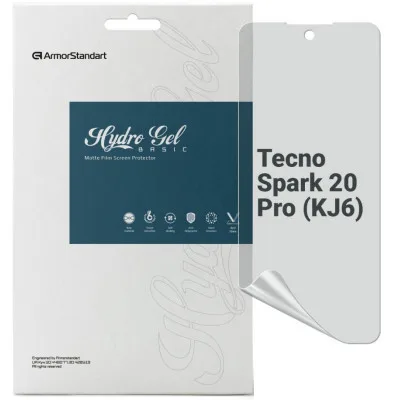 Плівка захисна Armorstandart Matte Tecno Spark 20 Pro (KJ6) (ARM74390)