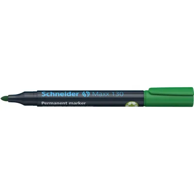 Маркер Schneider MAXX 130 перманентний 2-3 мм, зелений (S113004)