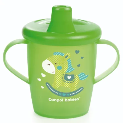 Поїльник-непроливайка Canpol babies Toys 250 мл Зелена (31/200_gre)