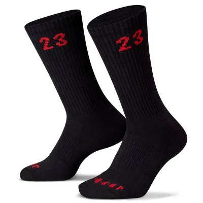 Шкарпетки Nike U Jordan Essential Crew 3PR DA5718-011 M 46-50 3 пари Чорний/Червоний (194958592790)