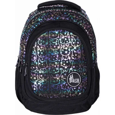 Рюкзак шкільний Hash AB330 Neon kitty з голографічним ефектом (502022119)