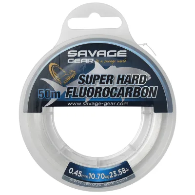 Флюорокарбон Savage Gear Super Hard 50m 0.45mm 10.70kg Clear (1854.18.70)