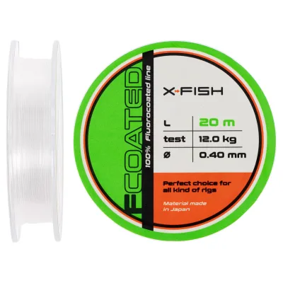 Флюорокарбон X-Fish FCoated 20m 0.40mm 12.0kg (1917.01.51)