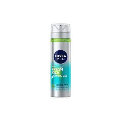 Гель для гоління Nivea MEN Fresh Kick Shaving Gel 200 мл (5900017078663)