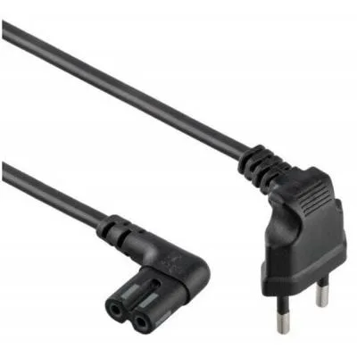 Кабель живлення C7 0.5m 0.5mm2 Merlion (PC-184/2 CEE7/16-C7 CU5)