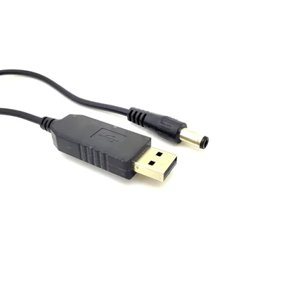 Кабель живлення USB to DC 5.5x2.1mm 5V 1.0m 1.5А ACCLAB (1283126552816)