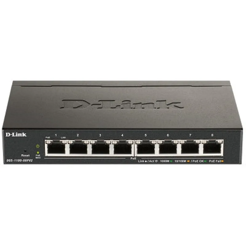 Комутатор мережевий D-Link DGS-1100-08PV2
