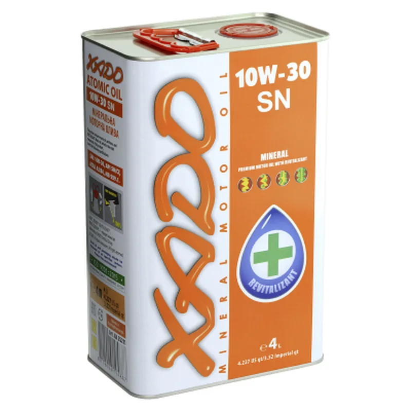 Моторна олива Xado 10W-30 SN 4 л (XA 25211)