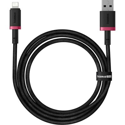 Дата кабель USB 2.0 AM to Lightning 1.0m 2.4A red+black Baseus (P10377801U01-01)