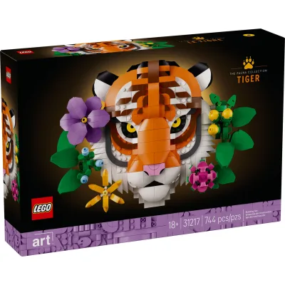 Конструктор LEGO Art Колекція фауни - Тигр (31217)