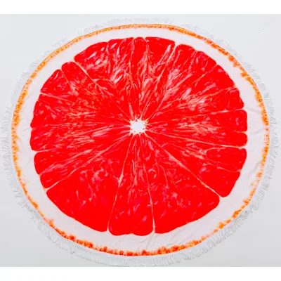 Рушник MirSon пляжний №5056 Summer Time Grapefruit 150x150 см (2200003180701)