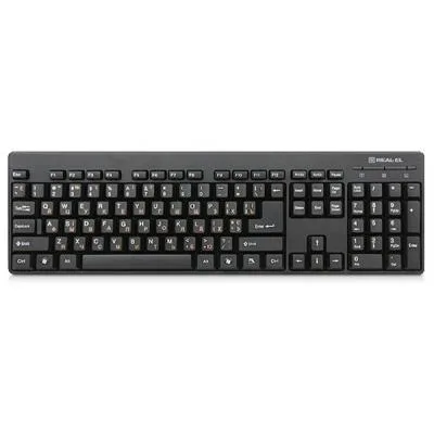 Клавіатура REAL-EL 502 Standard USB Black (EL123100023)