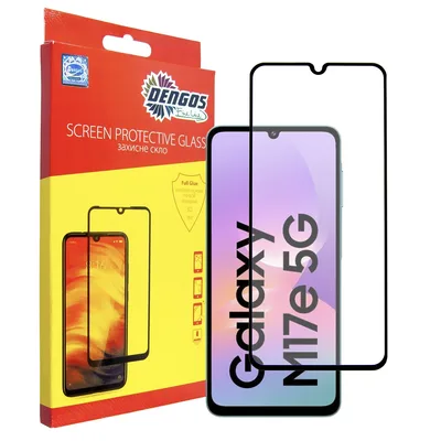 Скло захисне Dengos Full Glue Samsung Galaxy M17e Black (TGFG-441)