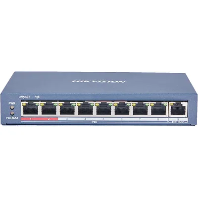 Комутатор мережевий Hikvision DS-3E0109P-E(C)