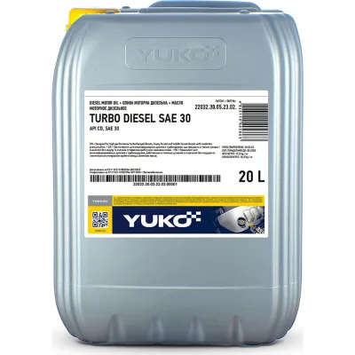 Моторна олива Yuko TURBO DIESEL SAE 30 20л (4823110402863)