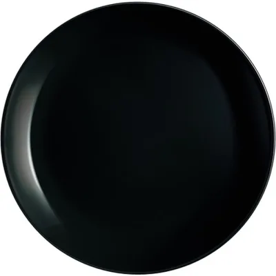 Тарілка Luminarc Diwali Black 19 см десертна (P0789) (упаковка 6 шт)