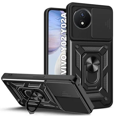 Чохол до мобільного телефона BeCover Military Vivo Y02/Y02A Black (710026)