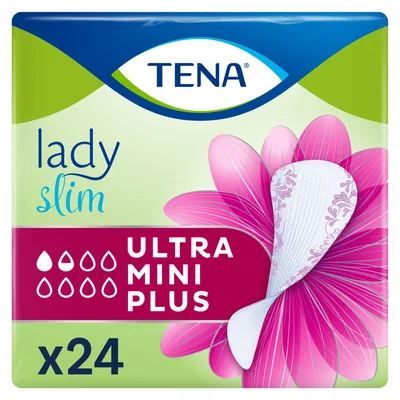 Урологічні прокладки Tena Lady Slim Ultra Mini Plus 24 шт. (7322541116433)