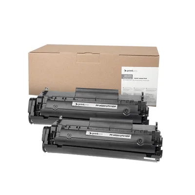 Картридж PrintPro HP Q2612AF/Canon FX-10, LJ 1010 DUAL PACK (PP-HQ2612/FX10DP)