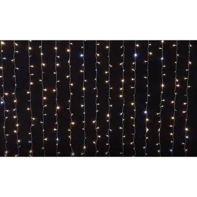 Гірлянда Novogod`ko штора 272 LED, теплий білий, 3*2,6 м, мерехтіння (973773)