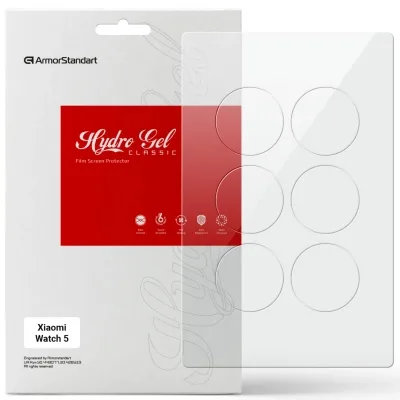 Плівка захисна Armorstandart hydrogel Xiaomi Watch 5 6 pcs (ARM92789)