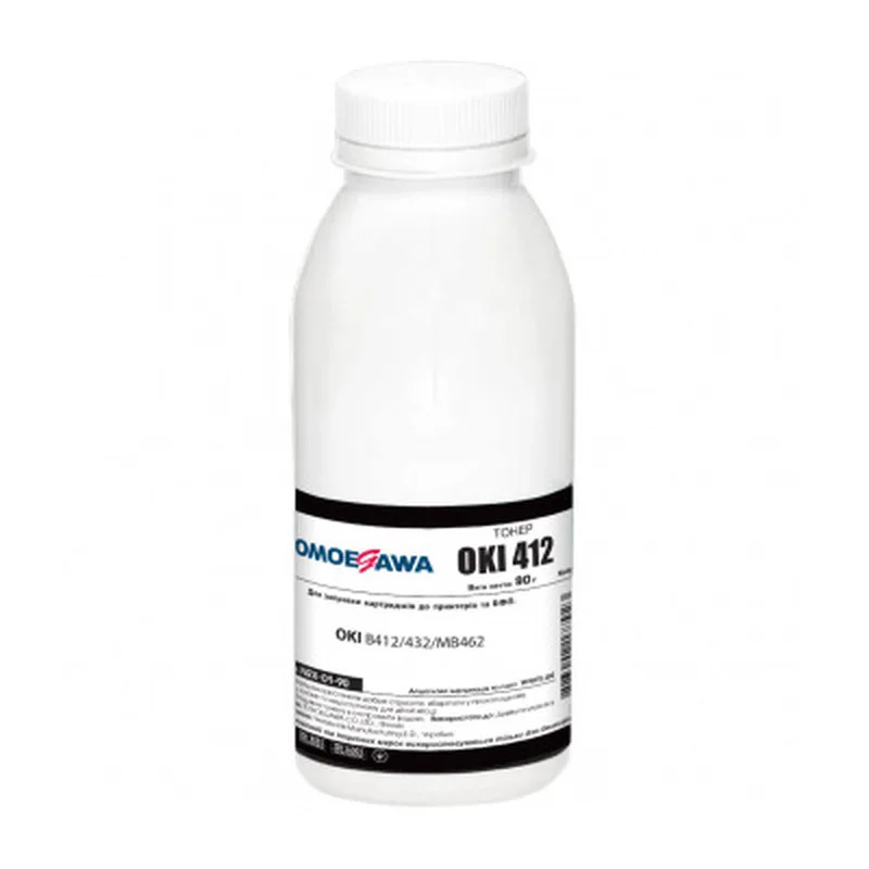 Тонер OKI B412/432/MB462, 90г Black Tomoegawa (NRX-01-90)