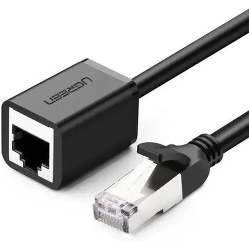 Патч-корд 5м, UTP cat 6 RJ-45 COPPER black Ugreen (U_70654)
